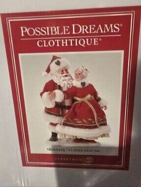 Possible Dreams Santa and Mrs. Claus Holiday Figurines